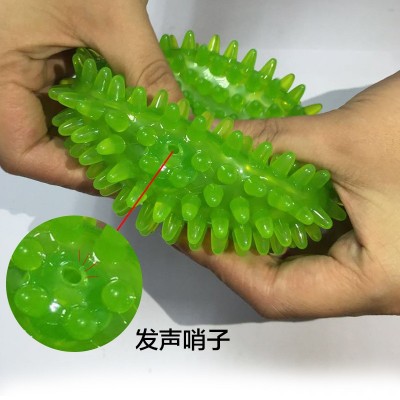 宜特刺球狗玩具TPR发声磨牙宠物用品金毛泰迪大小型犬互动球玩具图4