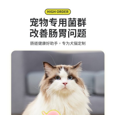 宠物益生菌调理肠胃便秘腹泻猫咪狗狗专用猫狗通用冻干活性益生菌 1盒图2