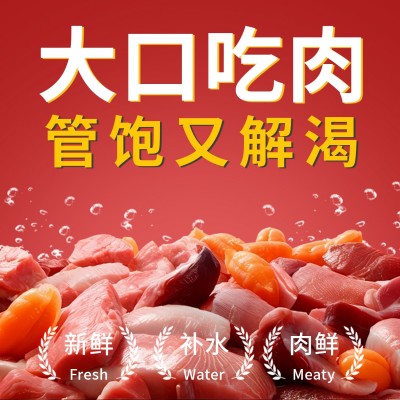 皮皮淘WOW鸡肉补水汤罐85g猫咪增肥营养幼猫成猫湿粮肉丝零食罐头 10罐