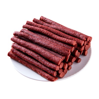 狗狗零食牛肉粒牛肉条宠物零食500克/袋宠物泰迪金毛牛肉粒牛肉条 2包图5