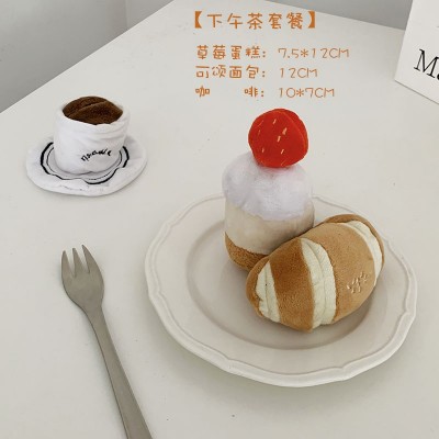 韩国新款ins面包藏食嗅闻玩具宠物小狗狗发声毛绒玩具啃咬磨牙图4
