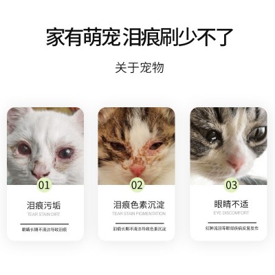 跨境宠物泪痕刷眼部清洁泪痕粉刷眼屎刷化妆刷宠物用品亚马逊批发图5