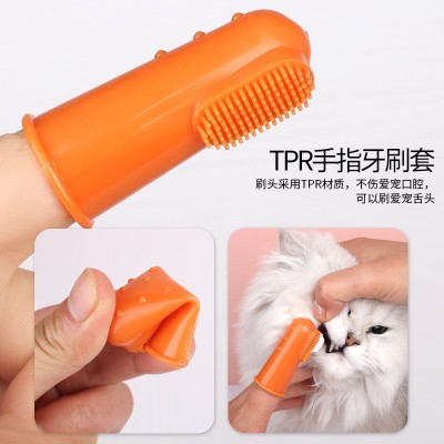 宠物牙刷牙膏套装猫咪万根毛牙刷口腔清洁狗狗牙膏宠物用品批发图2
